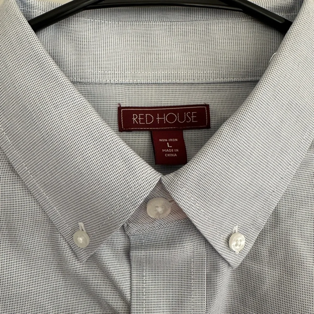 ✨NWT Red House Elegant Light Blue Dress Shirt Men’s Large✨ - Picture 5 of 5